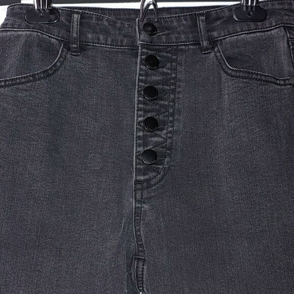 Tinseltown black stretch button fly  skinny jeans   Sz 0 - Picture 4 of 5